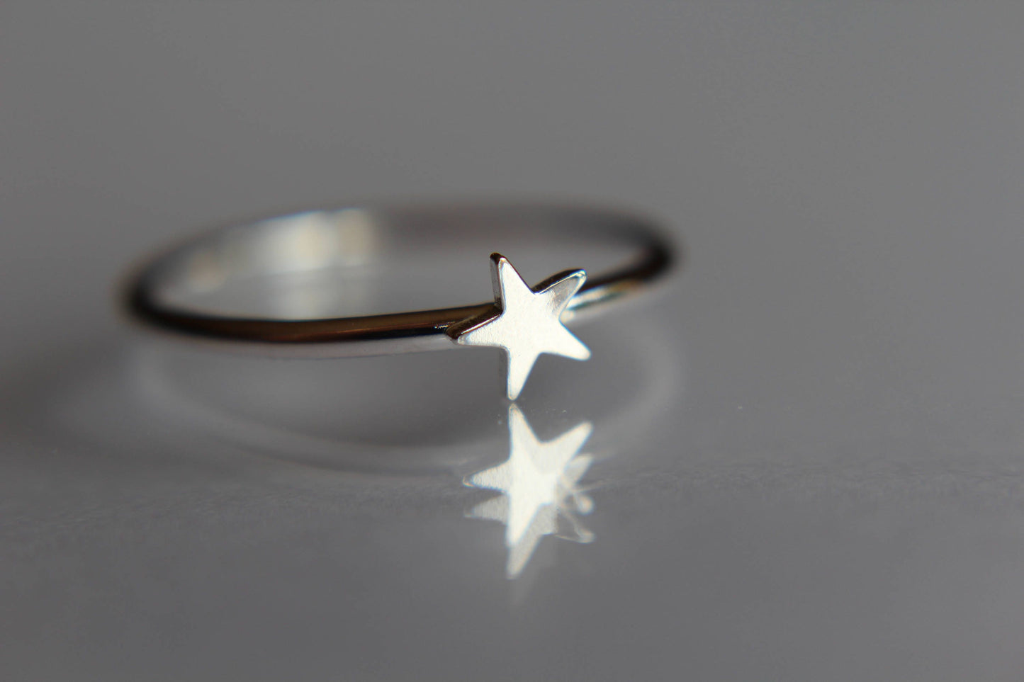 Tiny Star Ring, Super Tiny Star Ring, Silver Star Ring, Shooting Star Ring, Little Star Ring, Your My Star Ring, Simple Star Ring, Gift