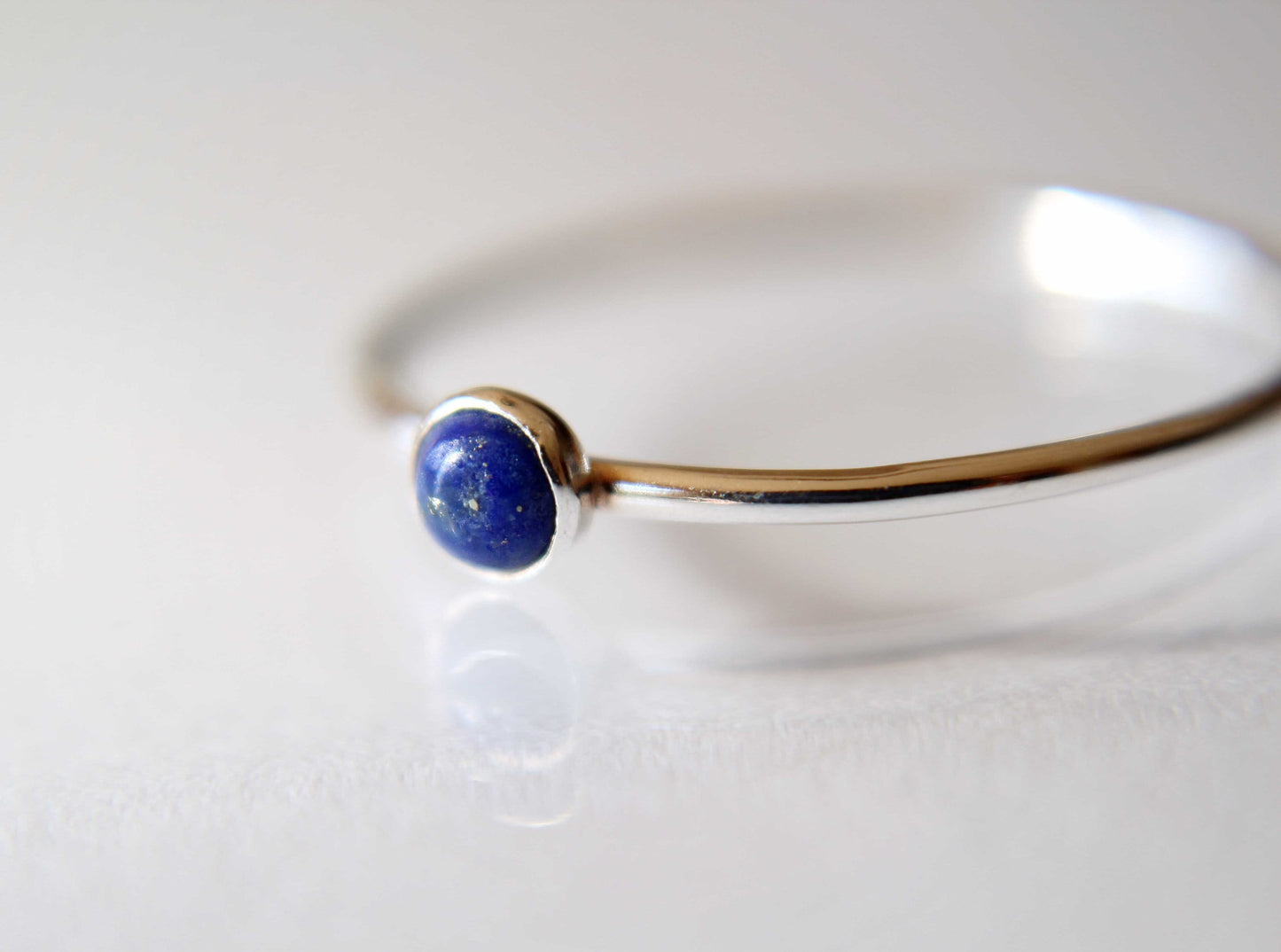 Lapis Ring, Lapis Stacking Ring, Tiny Lapis Ring, Gemstone Ring, Lapis Lazuli Ring, Gemstone Stacking Ring, Blue, Lapis Lazuli Stone, Gift