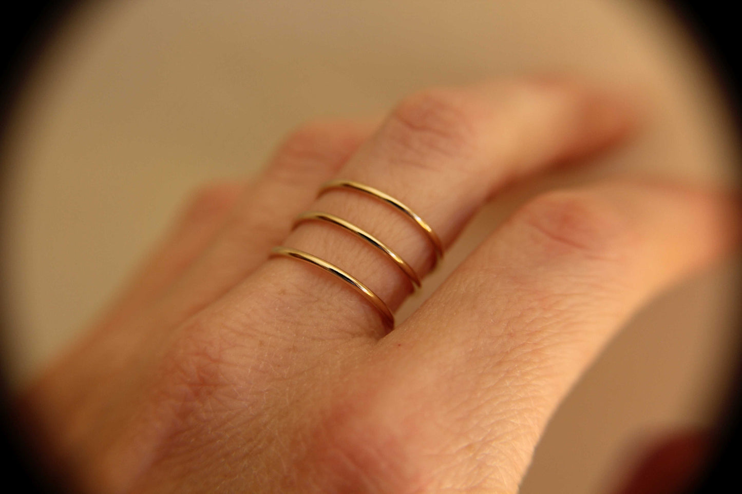 Bypass Thumb Ring, Coil Ring, Spiral Thumb Ring, Wrap Around Ring, Statement Ring, Bypass Ring, Gold Jewelry, Modern, Wrap Ring, Gift,2