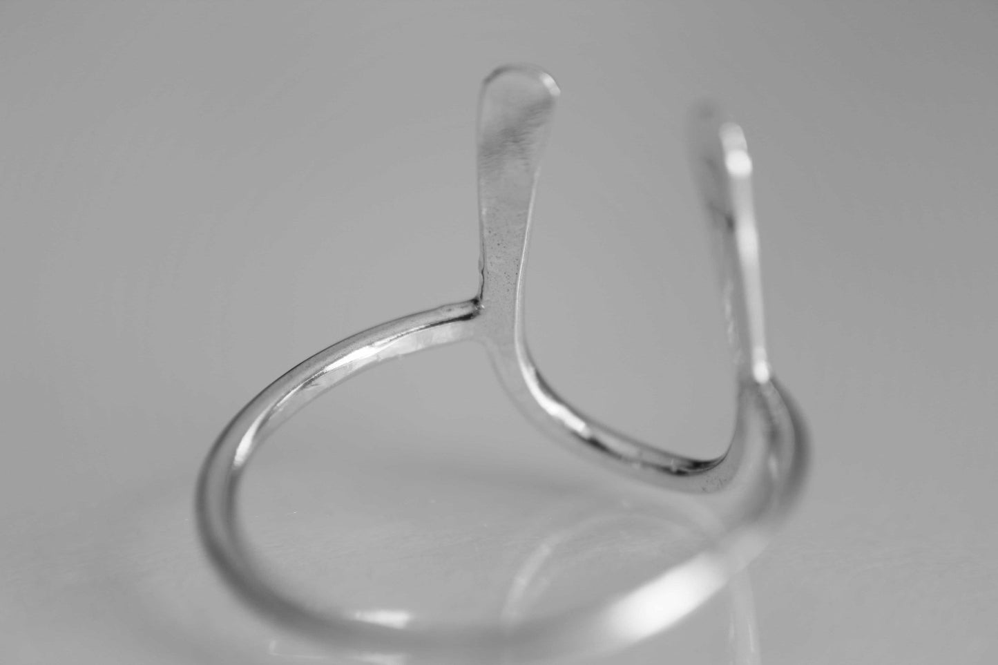 Lucky Horseshoe Ring, Silver Luck Ring, Silver Horseshoe Ring, Stacking Ring, Goodluck Ring, Equestrian Ring, Everyday Ring, Silver Stacking
