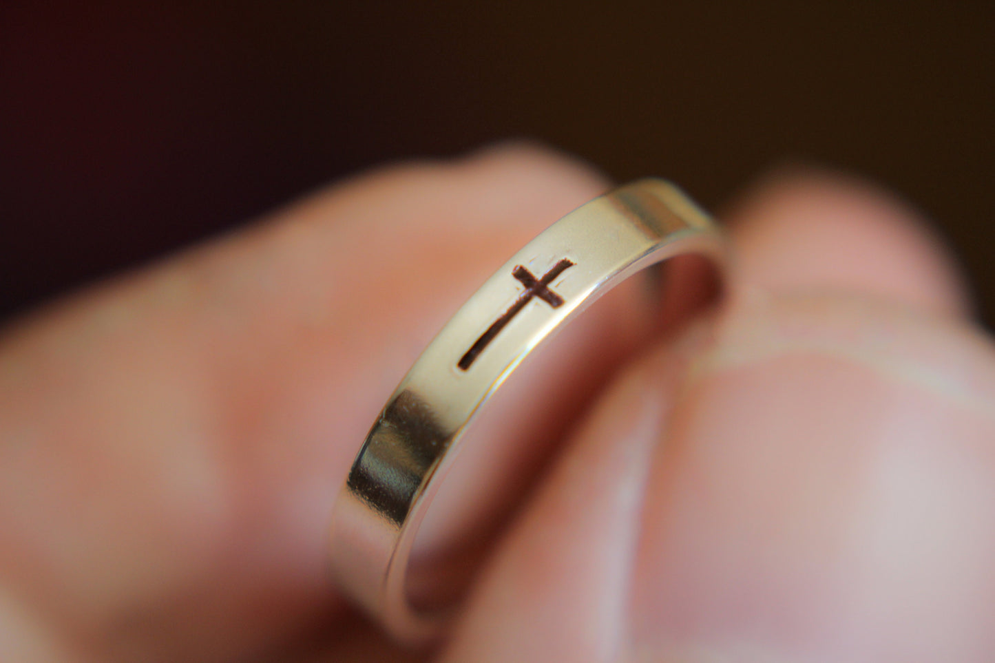 Sterling Silver Cross Ring,Sideways Cross Ring,Easter gift,Cross Ring,Christian Ring,Baptism Ring,Faith Ring,Silver Cross Ring,Faith Gift