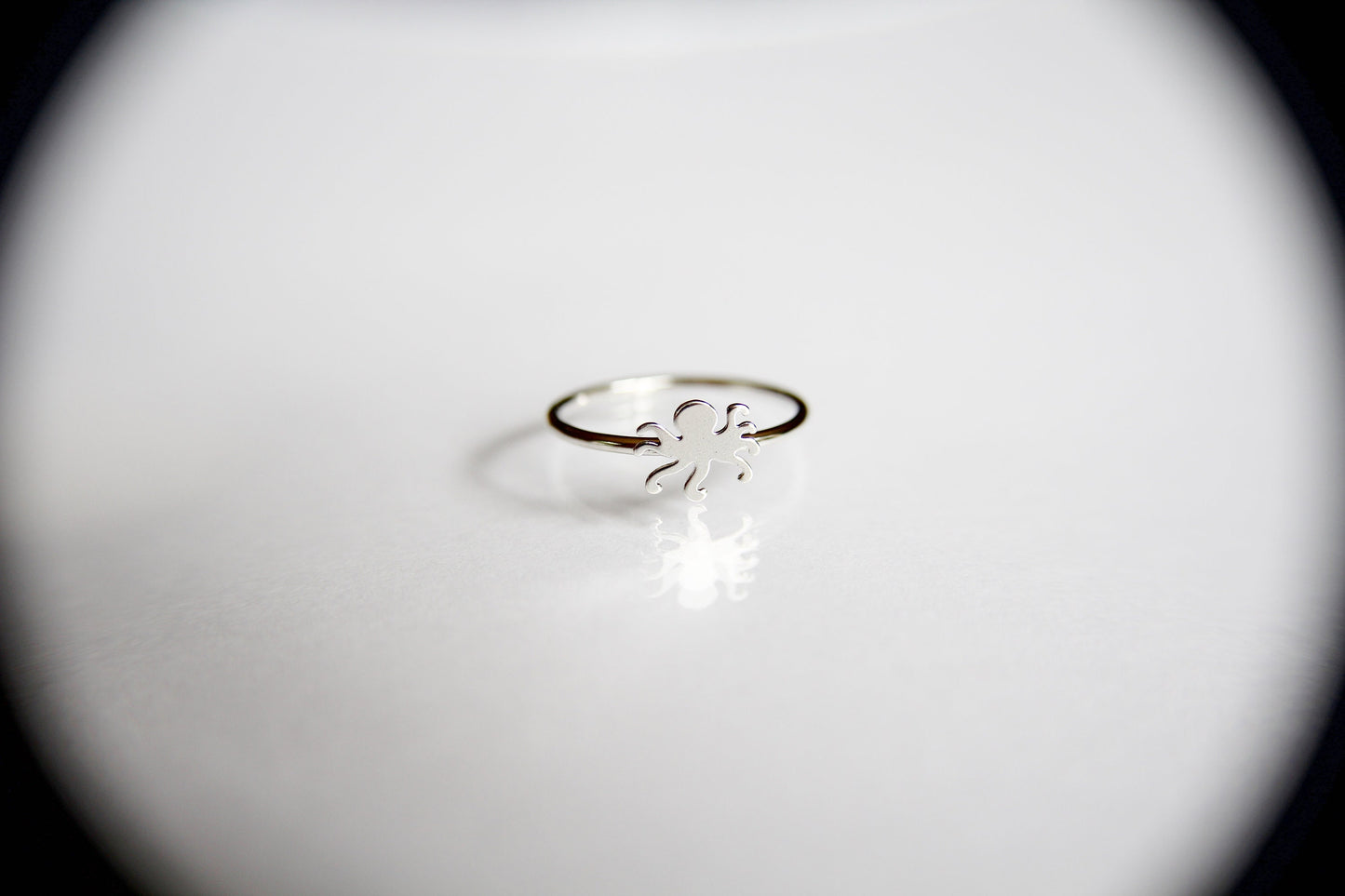 Octopus Ring, Sterling Silver Octopus Ring, Minimalistic Tiny Octopus Ring, cephalopod Jewelry, cephalopod Ring, Ocean Jewelry, gift