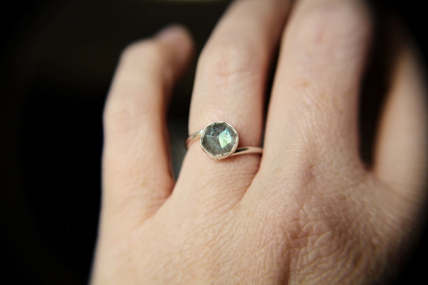 Labradorite Ring, Bypass Ring, Statement Ring, Labradorite Bypass Ring, Natural Labradorite Ring, Labradorite Jewelry, Labradorite, Gift