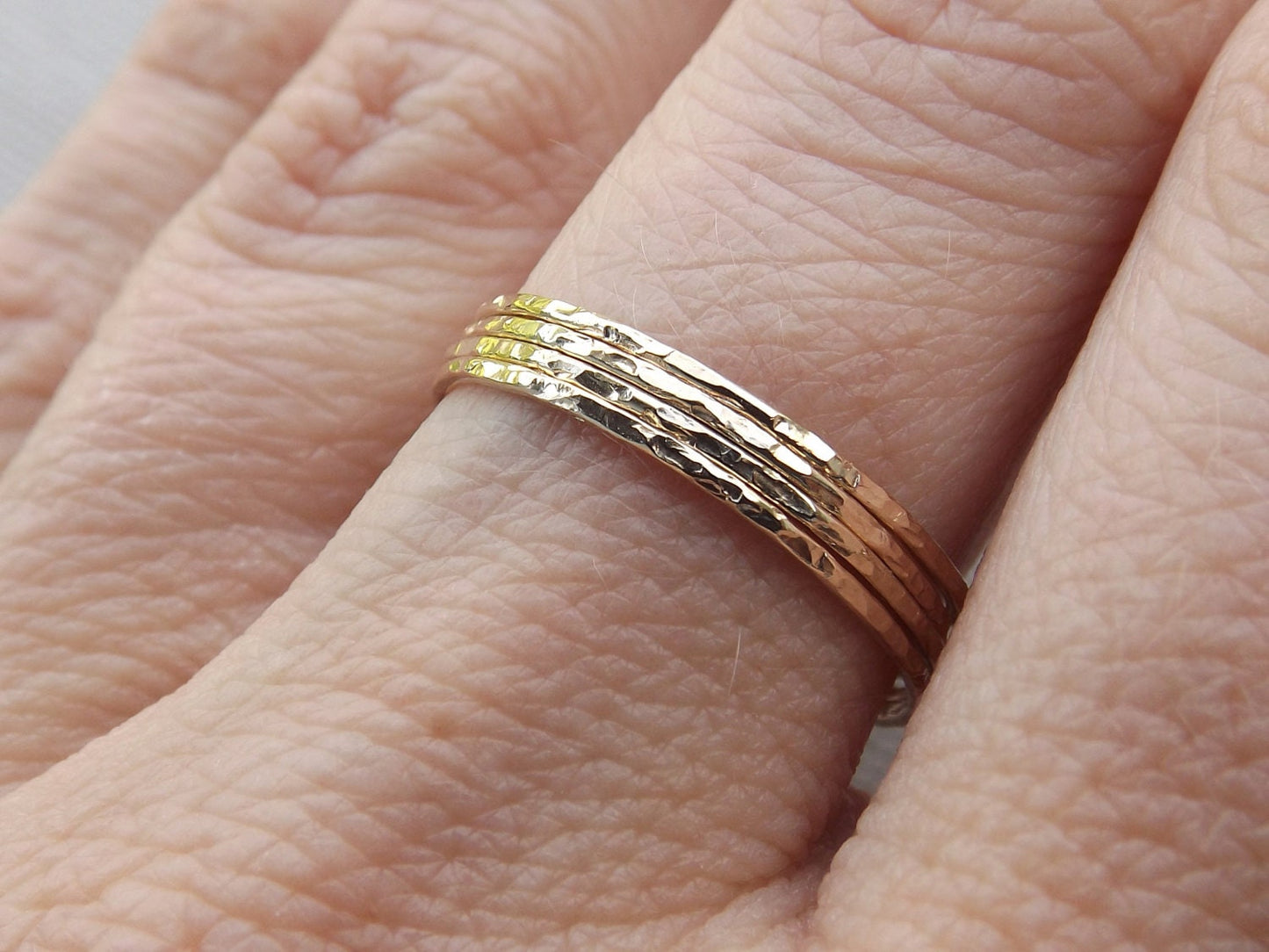 Build A Set!Super Skinny Stacking,Knuckle, or Thumb Rings,Gold Rings,Stacking Rings,Knuckle Ring,Skinny Rings,Thin Rings, Hammered Ring
