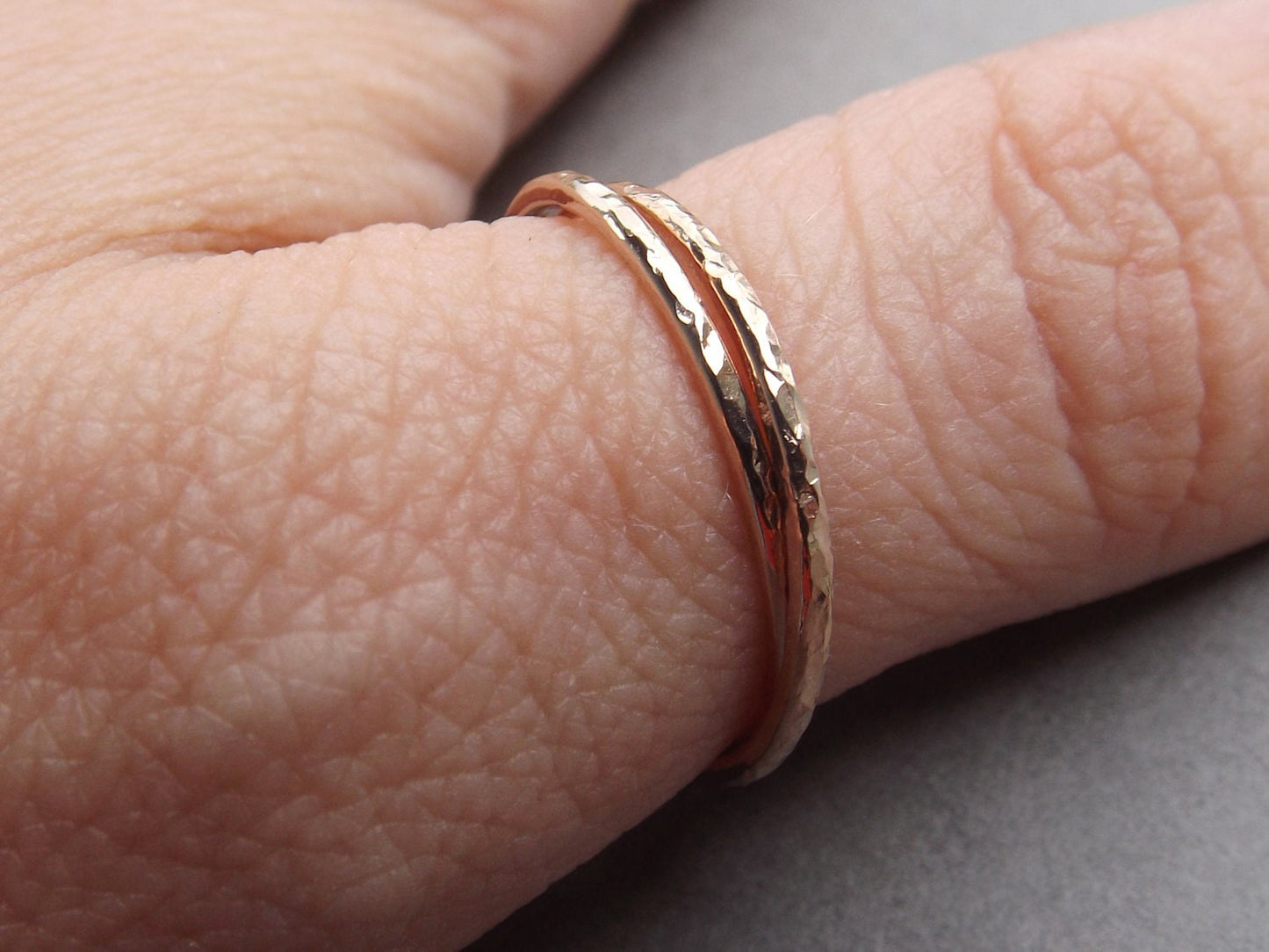 Gold Interlocking Thumb Rings,Thumb Rings,Gold Thumb Ring,Textured Rings,Rolling Ring,Stacking Rings, Minimalist Rings,Unique Ring,Rose Gold