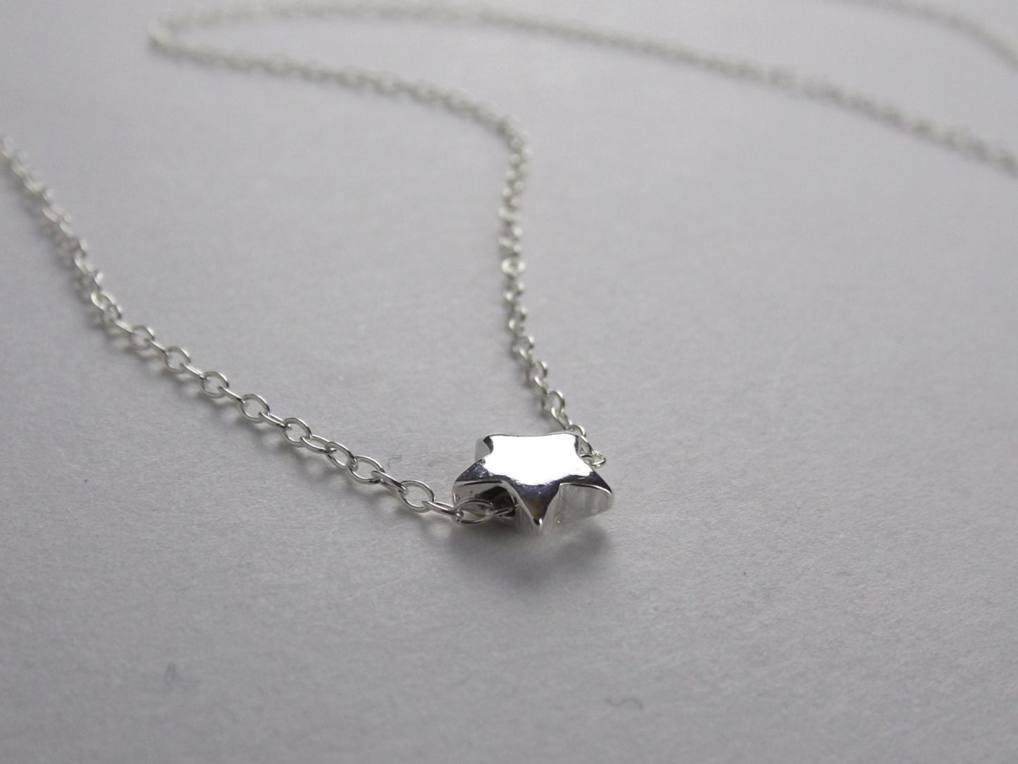 Star Necklace, Tiny Star Necklace, Sterling Necklace, Tiny Necklace, Dainty Necklace, Modern Necklace, Minimalist Star Necklace, Star