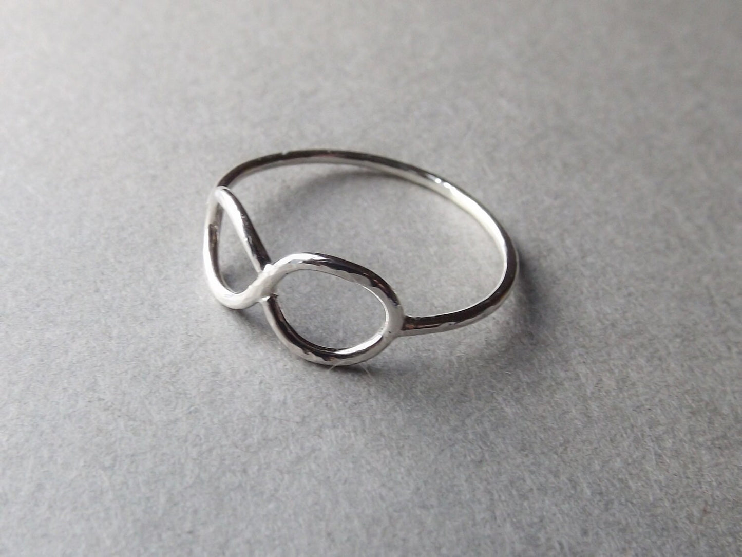Minimalist Infinity Ring, Forever Ring, Stacking Ring, Inifinity Ring, Open Infinity Ring, Eternity Ring, Artsy Infinity Ring, Gift