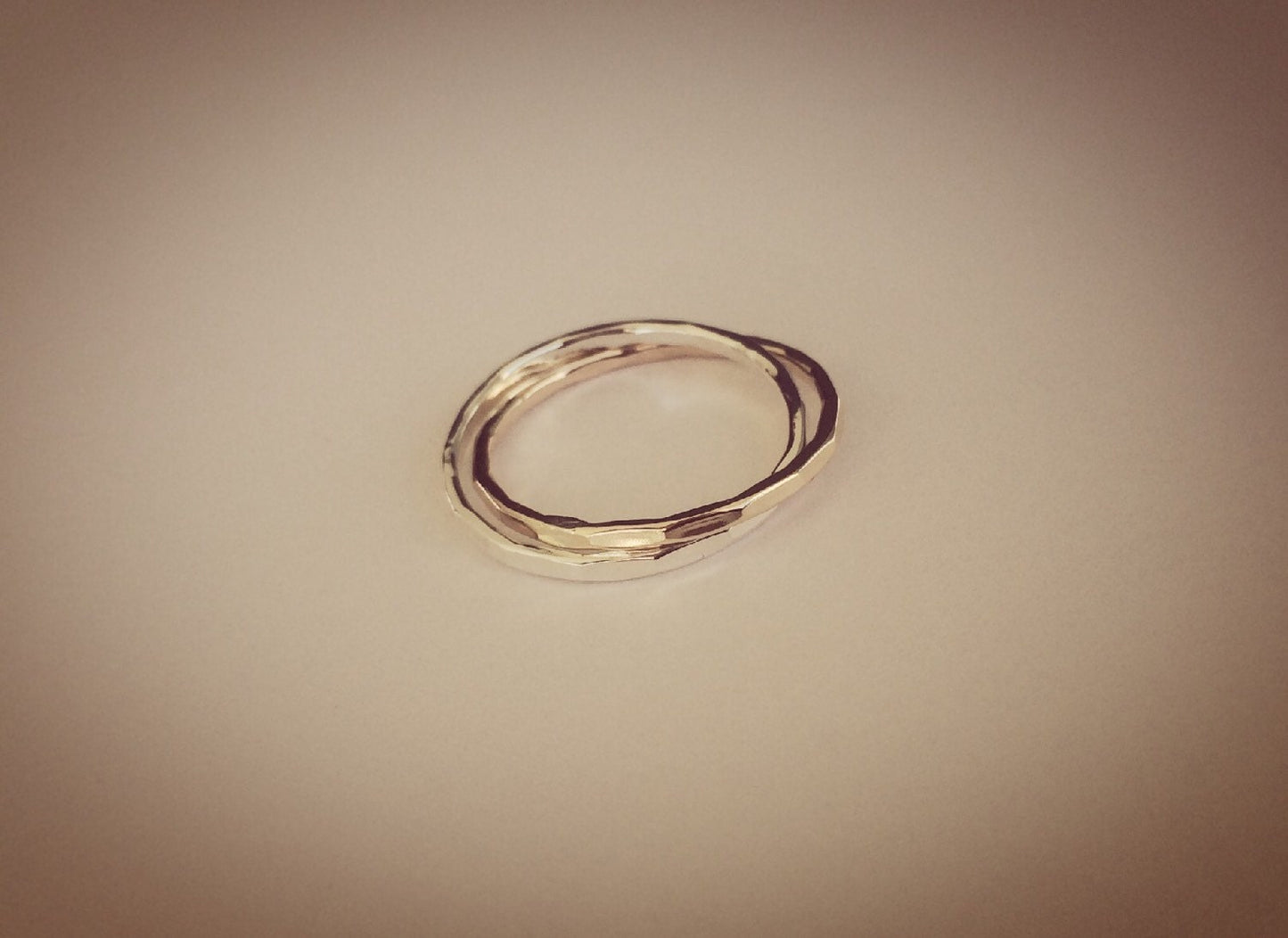 Interlocking Ring, Thumb Ring, Russian Ring, Thumb Ring, Hammered, Textured Ring, Rolling Ring, Stacking Ring, Minimalist Ring, Unique Rings