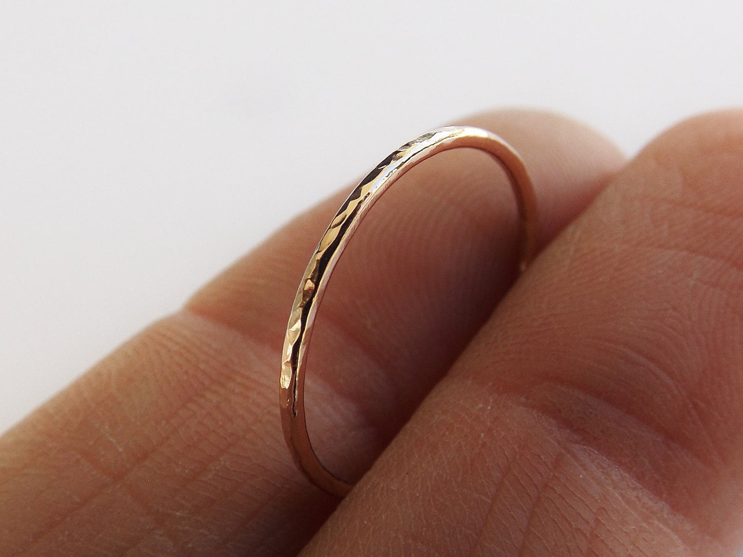 Slim Solid Gold Stacking Ring, Textured Rings, Minimalist Rings, Simple  Rings, Slim Stacking Rings, Gold Ring, Rings, Gift, Modern Band
